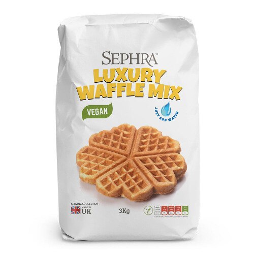 Sephra Vegan Waffle and Pancake Mix - 3kg Bag_0